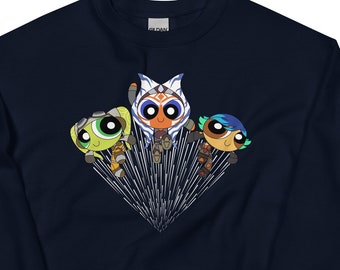 Rebels PowerPuff Girls Crossover Unisex Sweatshirt