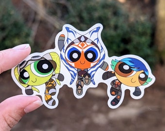 Rebels PowerPuff Girls Crossover Sticker