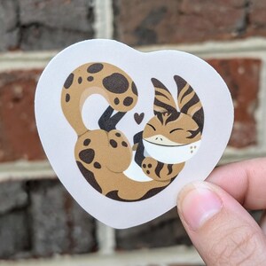 Heart Lothcat Sticker