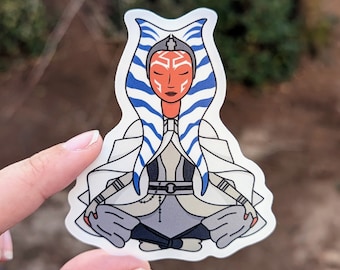 Meditating Ahsoka Tano Sticker