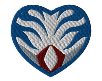 Rebels Ahsoka Embroidered Heart patches