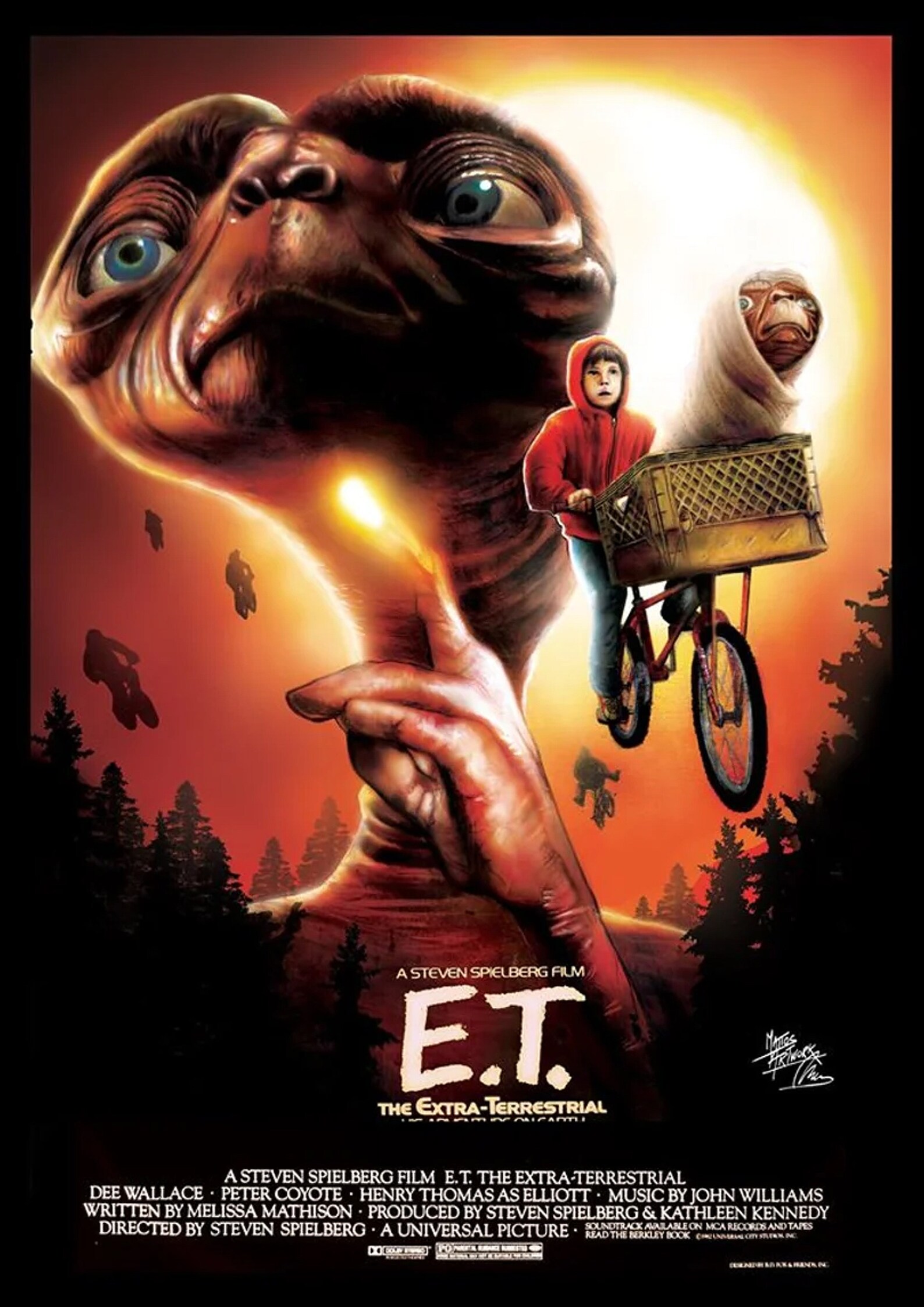 ET Signed Poster A3 Movie Poster Film Poster Steven Etsy ET Signed Poster A3 Movie Poster Film Poster Steven Etsy