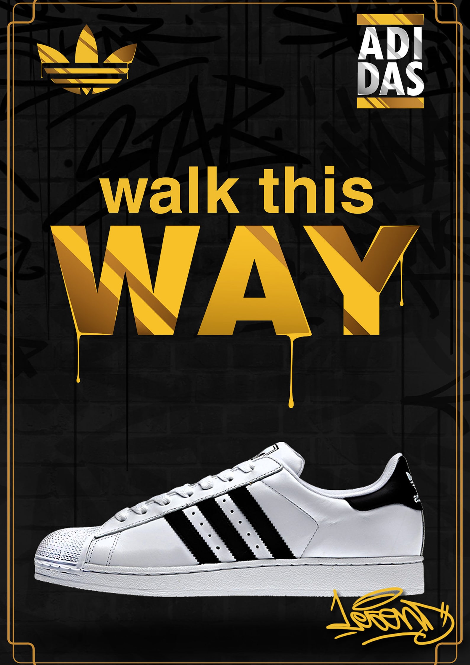 Adidas Classic Poster Retro 80s Adidas Casuals Original | Etsy