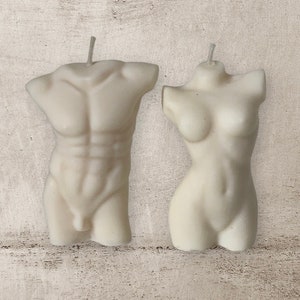 Body Candle, Torso Candle, Naked Candle, Vegan Friendly, Female Body Candle, Men Body Candle, Female Torso, Male Torso, Naked Body Candle