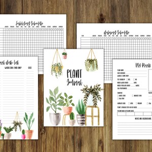 Printable House Plant Journal Plant Tracker House Plant - Etsy