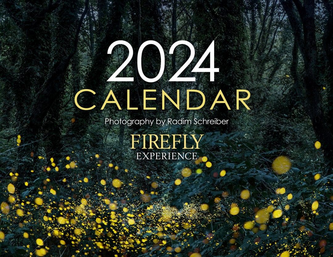 Firefly Photography Calendar 2024 Etsy