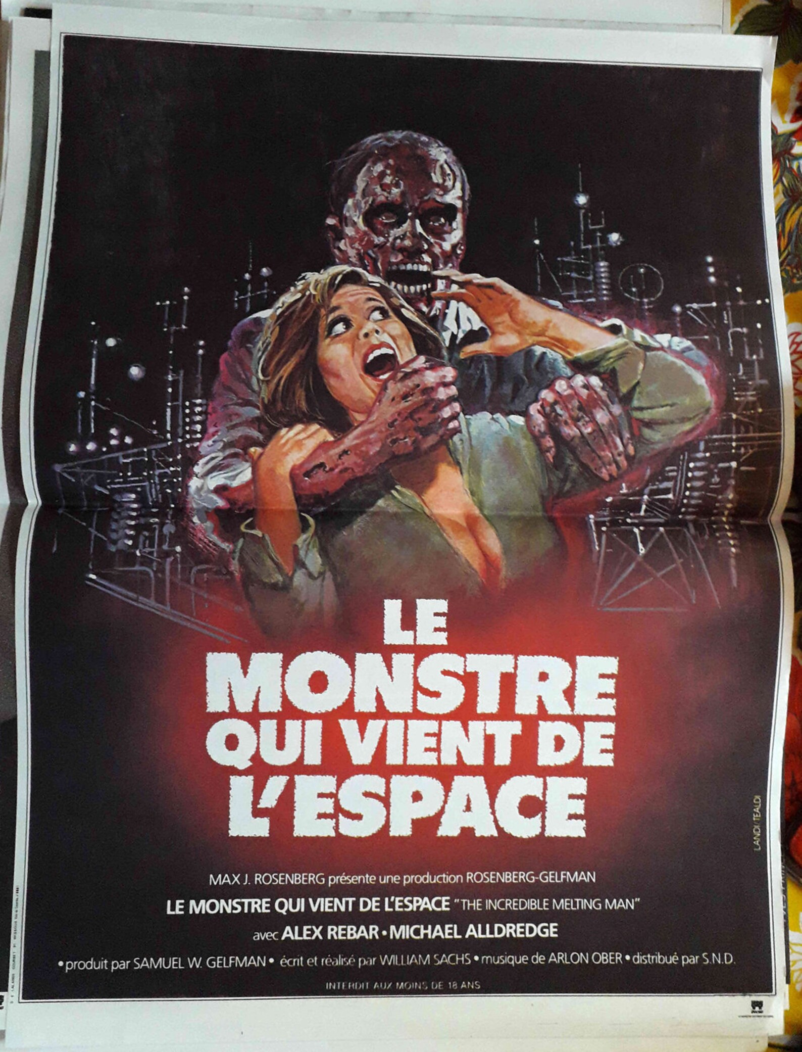 Le Monstre Qui Vient De L'espace 1977 Le monstre qui vient de l'espace affiche de film | Etsy