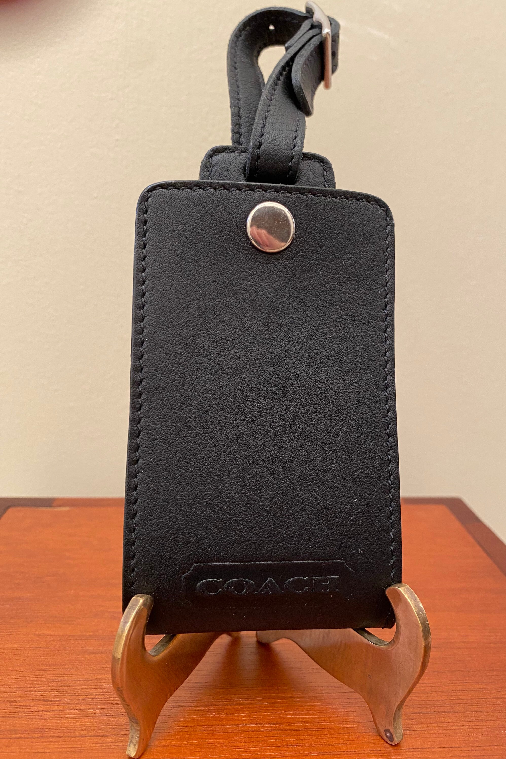 Coach Luggage Tag Etsy