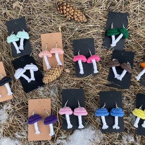 Mushroom Earrings