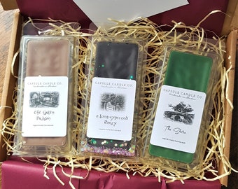 Wax Melt collection Lord of the Rings / fresh cut grass, damson plum & warm leather and tobacco scented / Hobbit and Middle Earth inspired