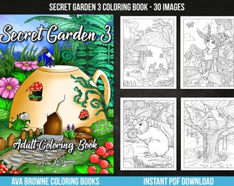 Download Adult Coloring Book Etsy