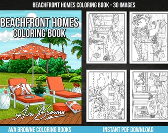 Download Landscape Coloring Etsy