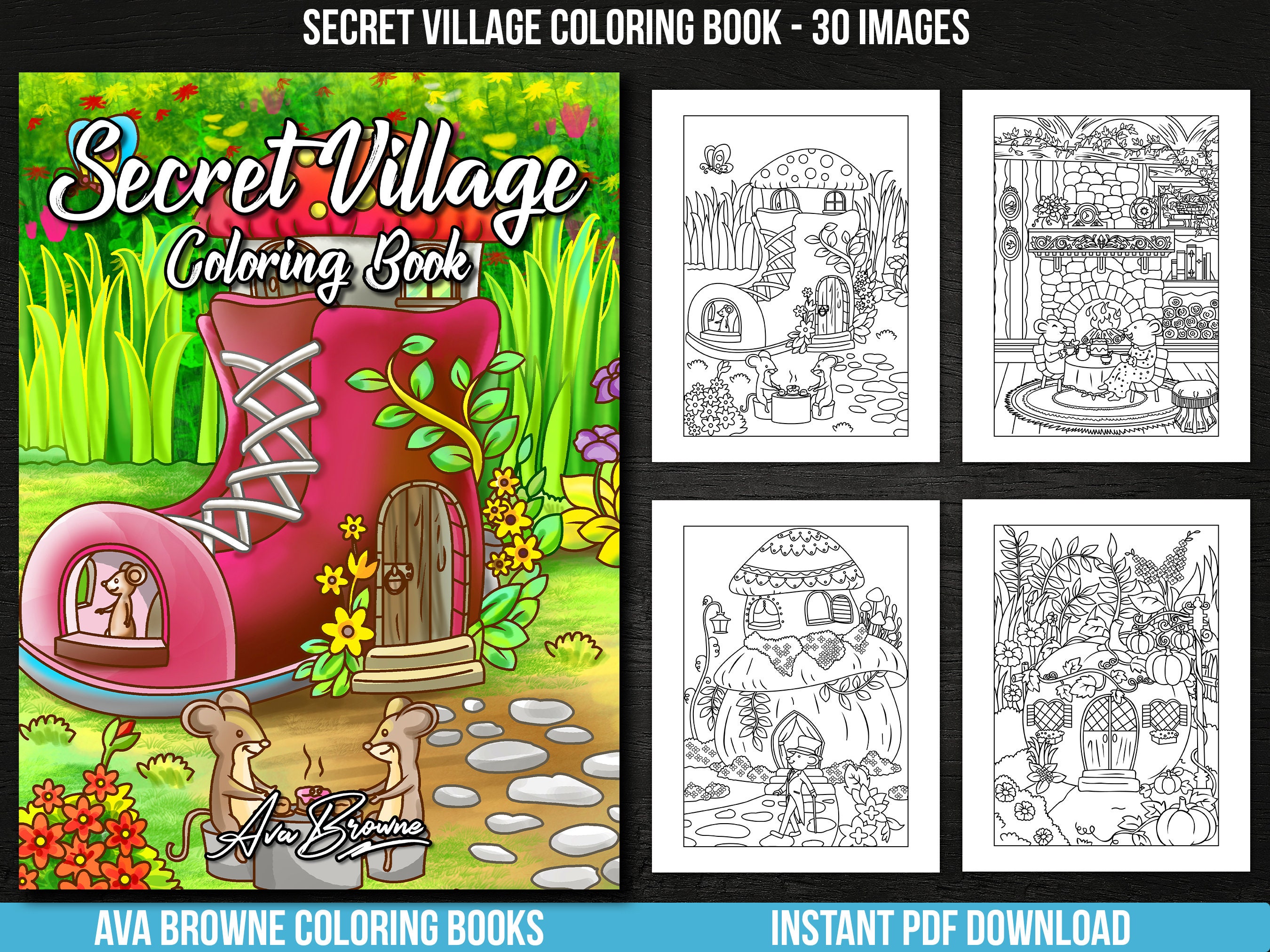 Adult Coloring Book Bundle with 10 Deluxe Coloring Books for Adults and  Teens (Over 250 Stress Relieving Patterns).