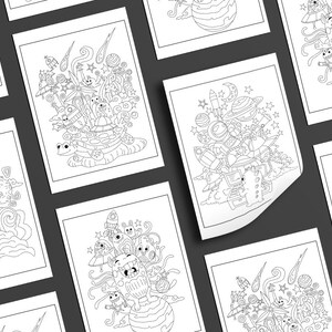 Peut inclure: Un ensemble de 10 pages &agrave; colorier imprimables avec des illustrations fantastiques sur le th&egrave;me de l'espace. Chaque page pr&eacute;sente un design unique avec des extraterrestres, des plan&egrave;tes, des &eacute;toiles et d'autres objets c&eacute;lestes.
