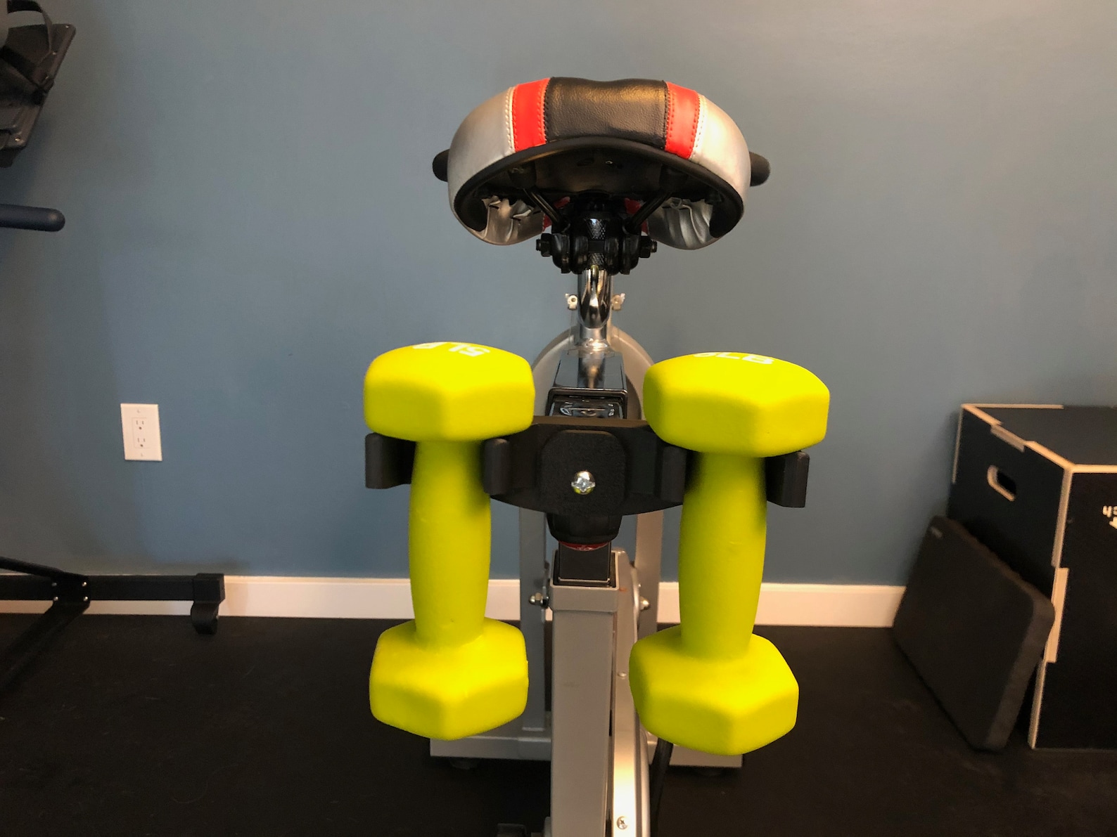 weight holder for sunny spin bike