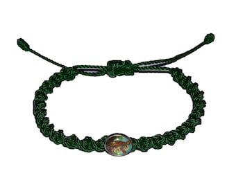 St. Michael Archangel Bracelet (Green String) • Simple Spiritual Protection Charm / Unisex Bracelet / Faith-Inspired Gift / San Miguel