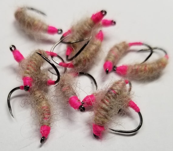 Tenkara Flies Killer Bugs, Dozen, Size 10 Tenkara, Sand