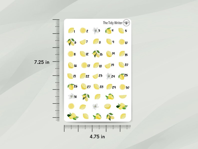 Calendar Number Stickers for Planner and Journal Spreads Etsy Calendar Number Stickers for Planner and Journal Spreads Etsy