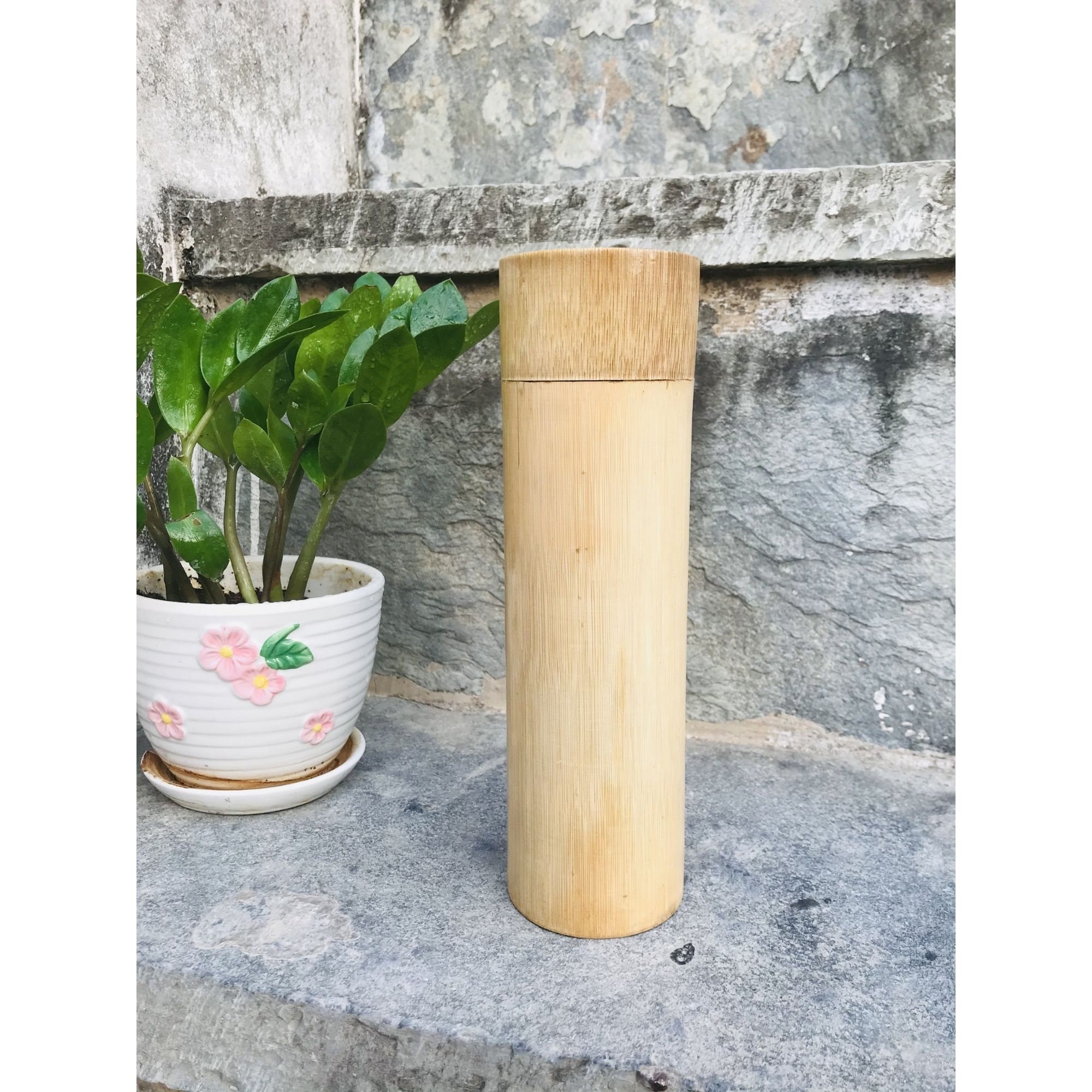 Set of 2 The organic Bamboo Water Bottle Bamboo Grass Water Etsy