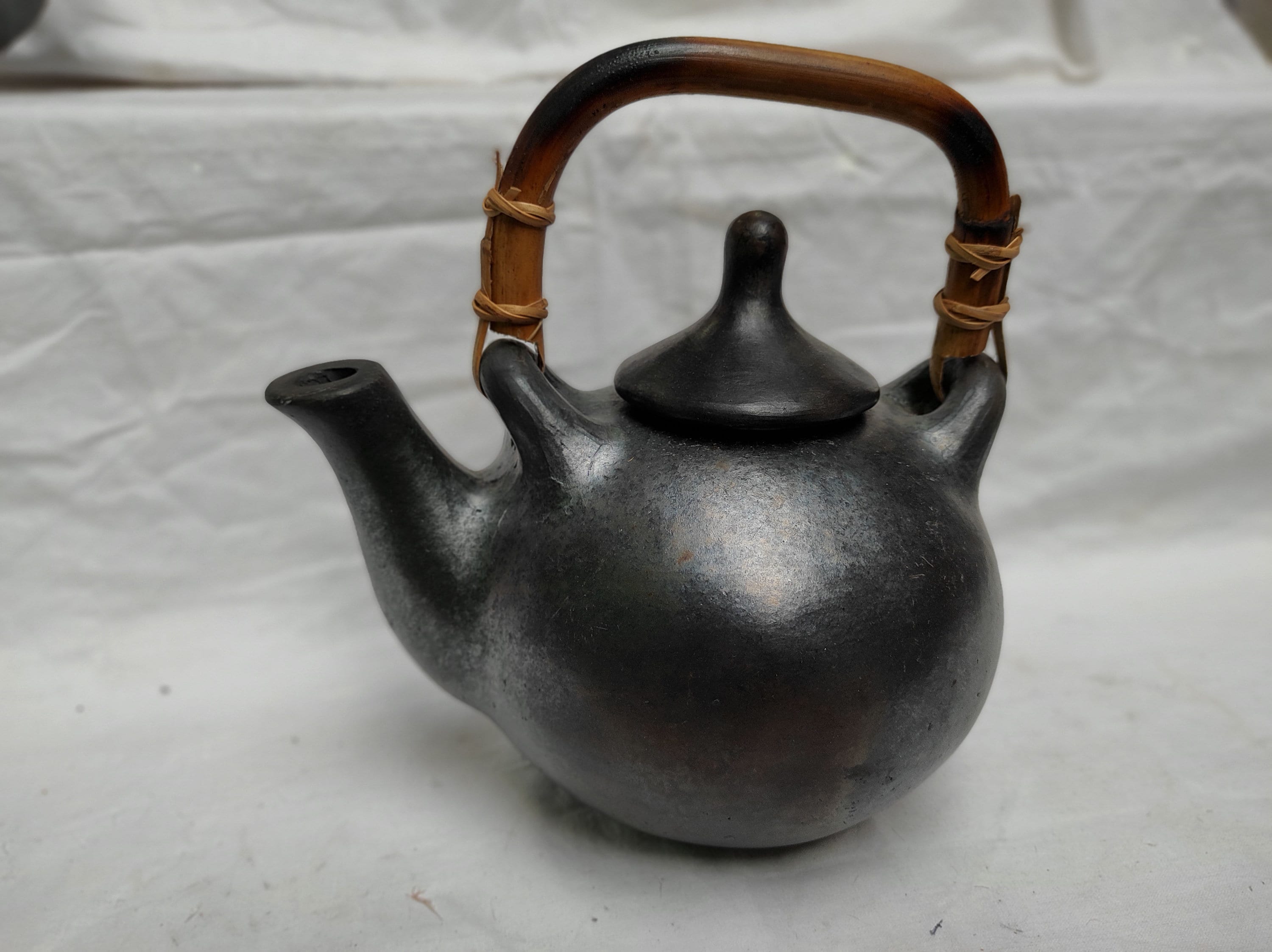 Black clay mud Kettle Used to Drink Coffee Tea Water Juice. Etsy