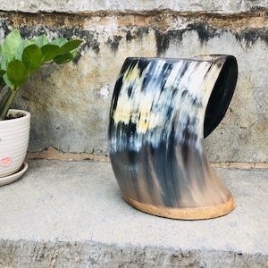 Buffalo Horn Mugs Tankards Vikings Drinking Mugs Medieval Ale Mead Beer Cups Groomsmen Best Man Wedding Christmas Gifts