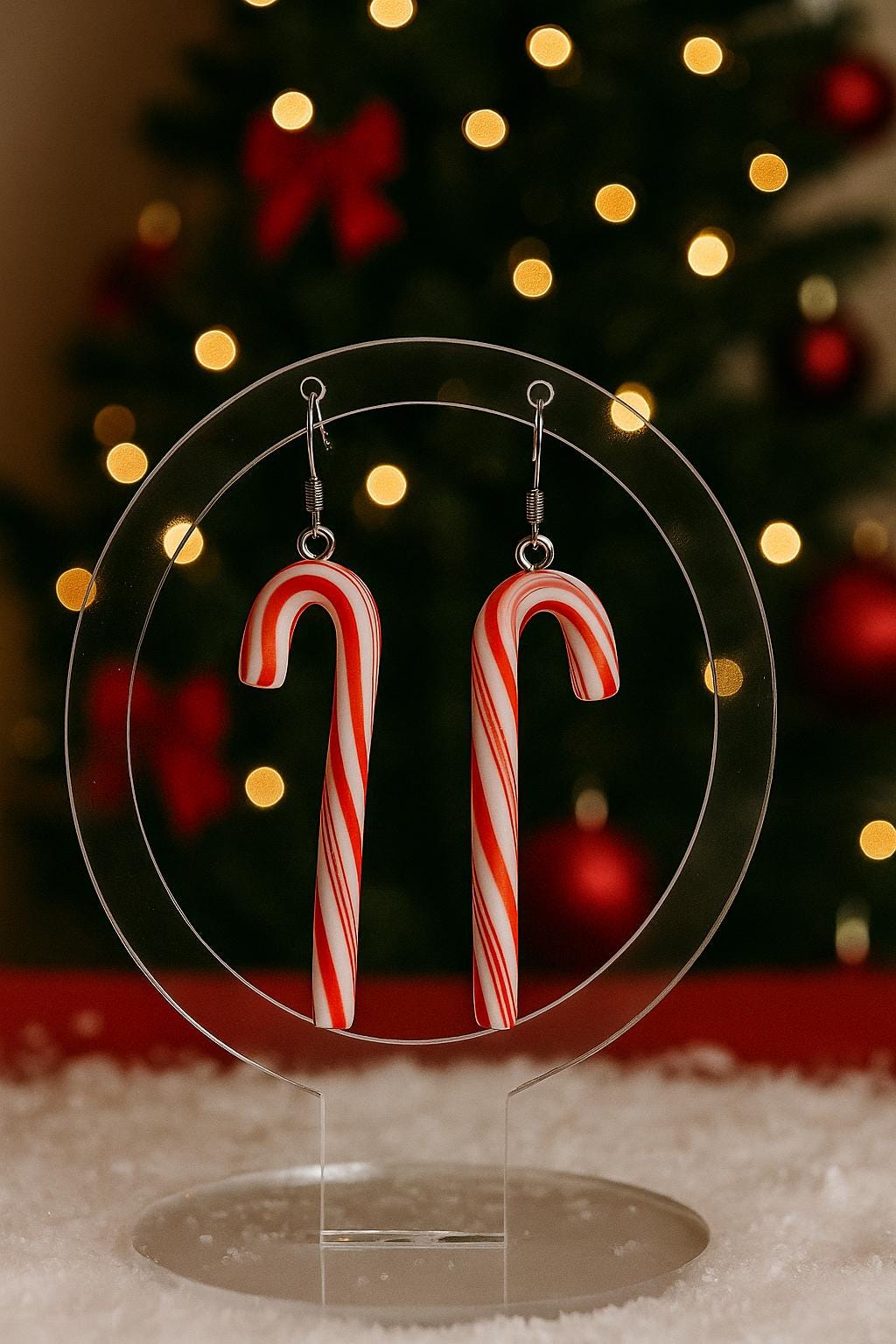 6 Paia Di Orecchini Di Natale: Set Con Babbo Natale, Renna, Pupazzo Di Neve E Fiocchi Di Neve. Regalo Donna E Ragazza - copertina