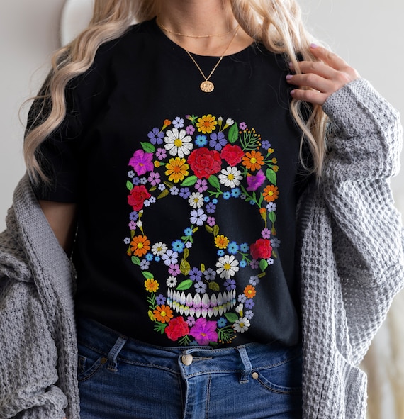 day of the dead womens shirt