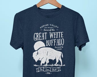 Great White Buffalo T-Shirt, Funny Movie Fan Gift