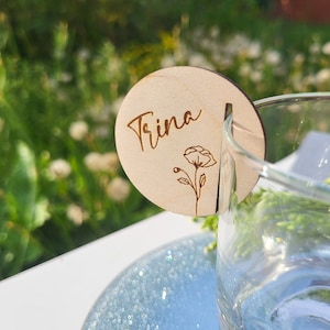 Ciondolo per vino personalizzato, Ciondolo per vino personalizzato, Ciondolo per vino per matrimonio, Bomboniere per laurea, Regali di laurea, Segnabicchieri personalizzati