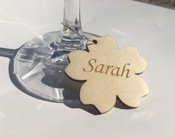 Wine glass charms, Wine charms personalized, wine glass tags, Personalized wine charmsCustom weddings wine tags, baby shower, bachelor party