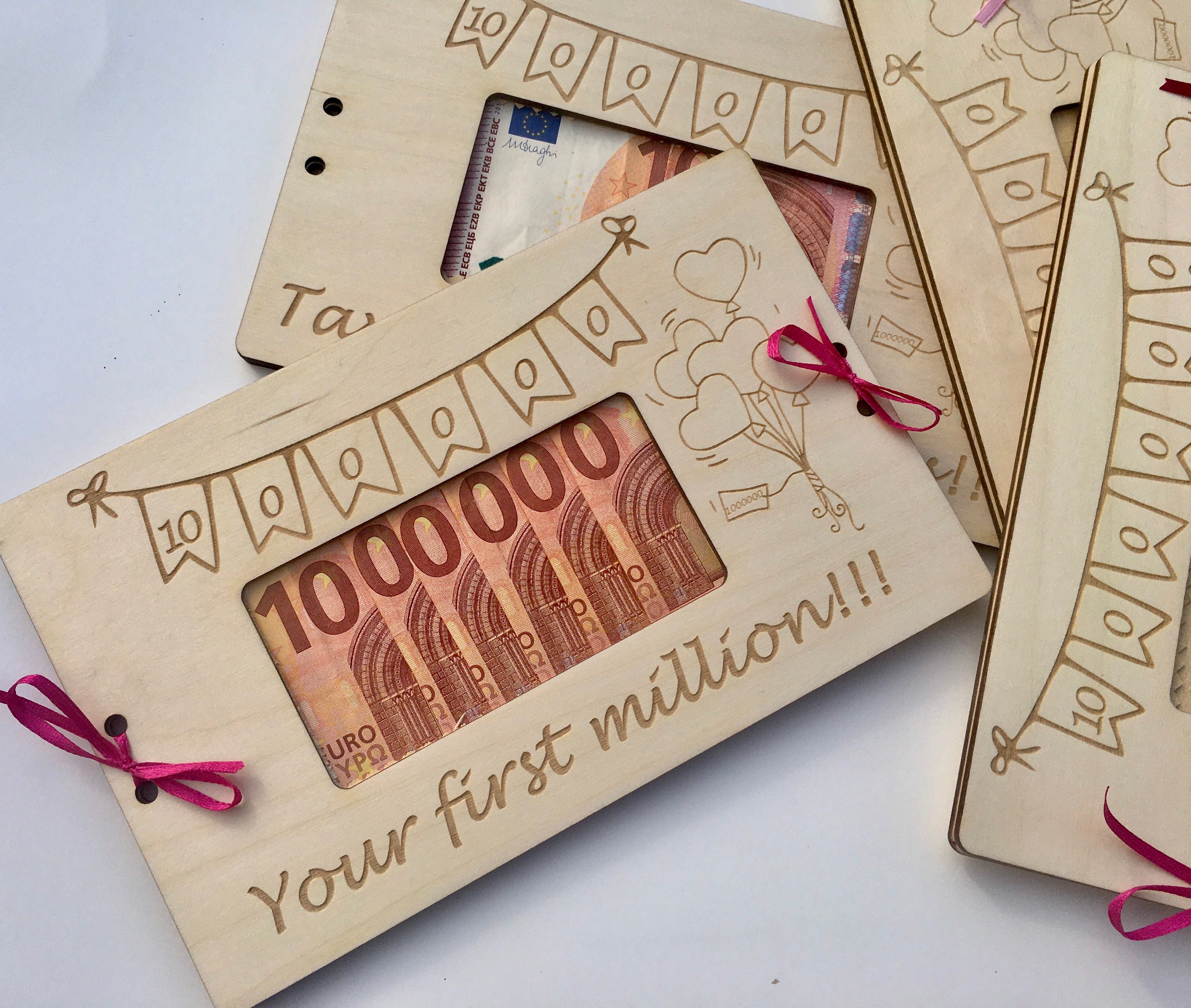 Personalised Gift. Wooden Money Gift Box. Money gift Etsy