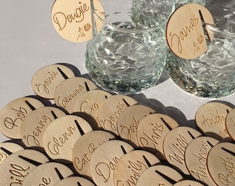 Personalized wine charm, Custom wine charm, Wedding wine charm, Graduation favours, Graduation gifts, Personalized drink markers table decor