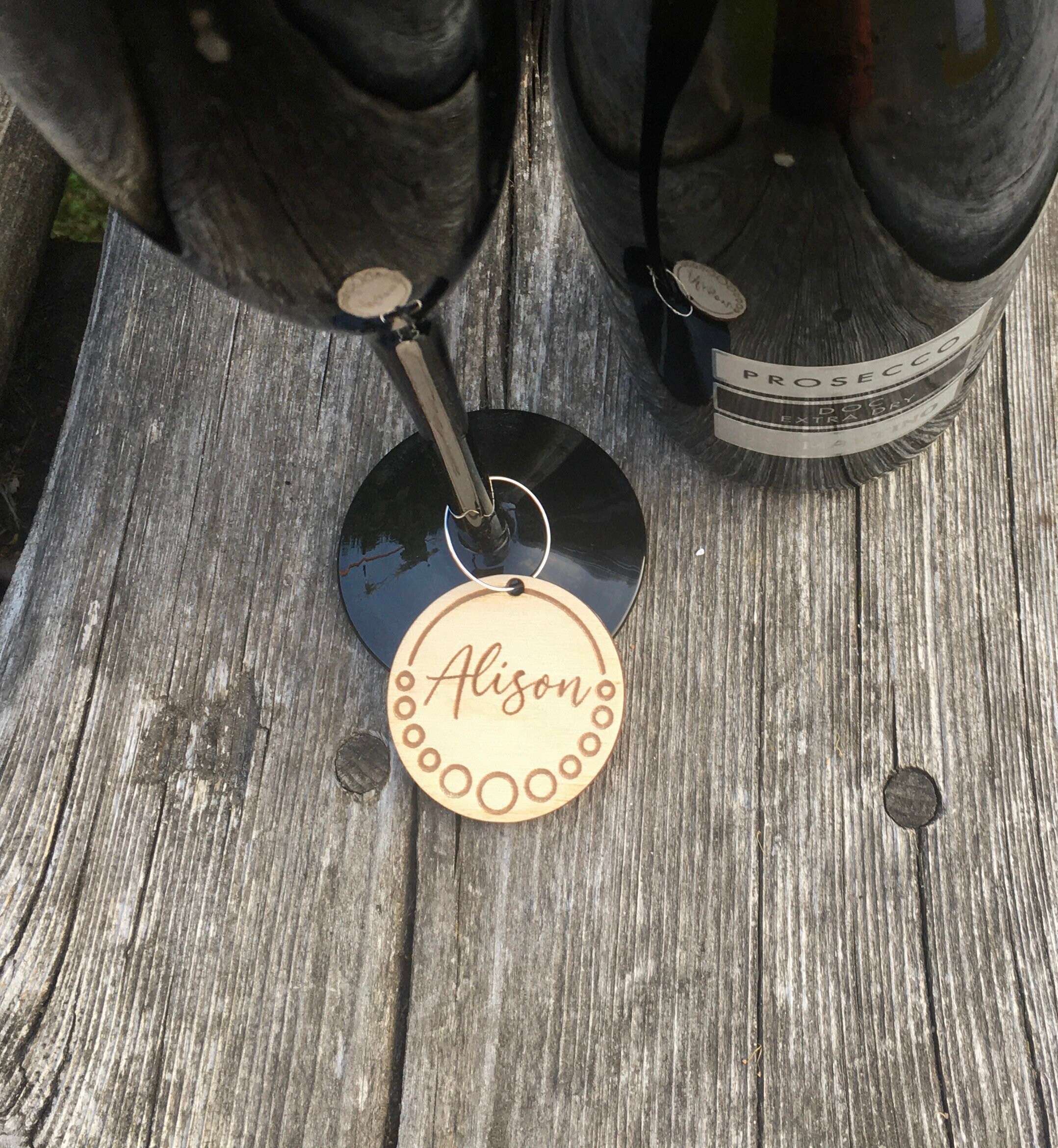 Personalized wine charms Wine charms personalized Customized Etsy