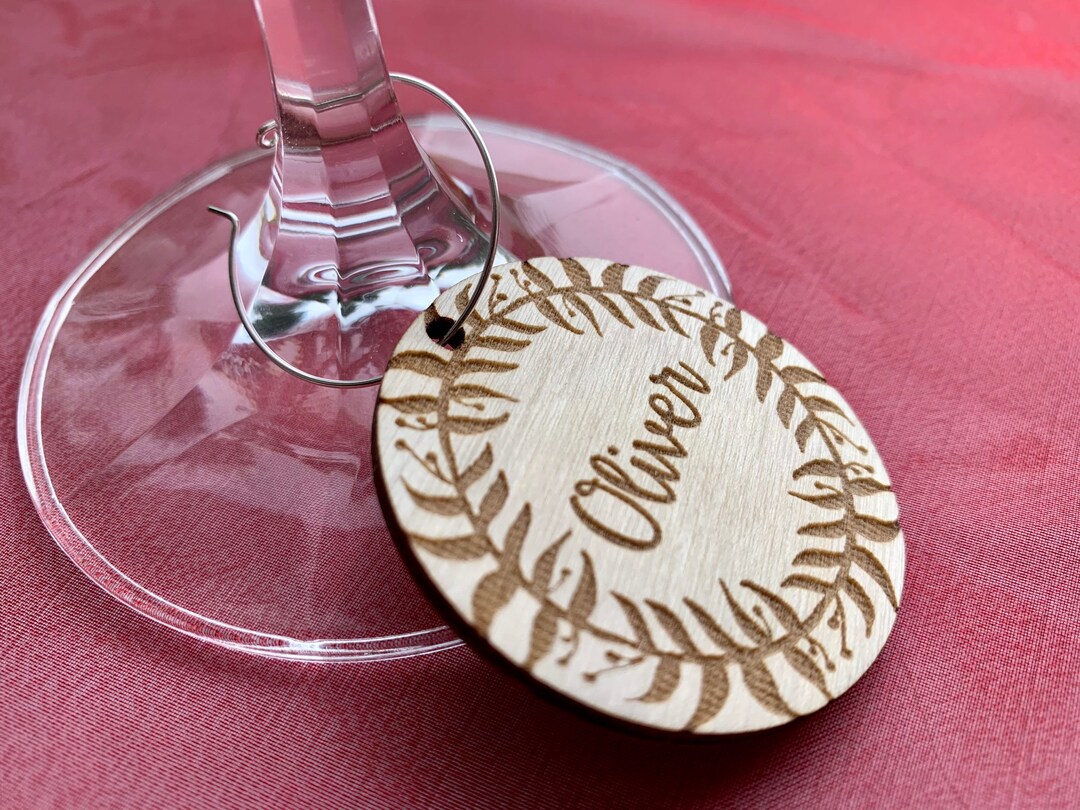 Personalised Wedding Wine Charms, Wine Charms, Wine Glass Charms