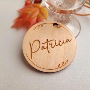 Personalized wine charms,Wine glass charms Personalized Customized wine charms Personalized drink markers Wedding FavoursPlace Name setting