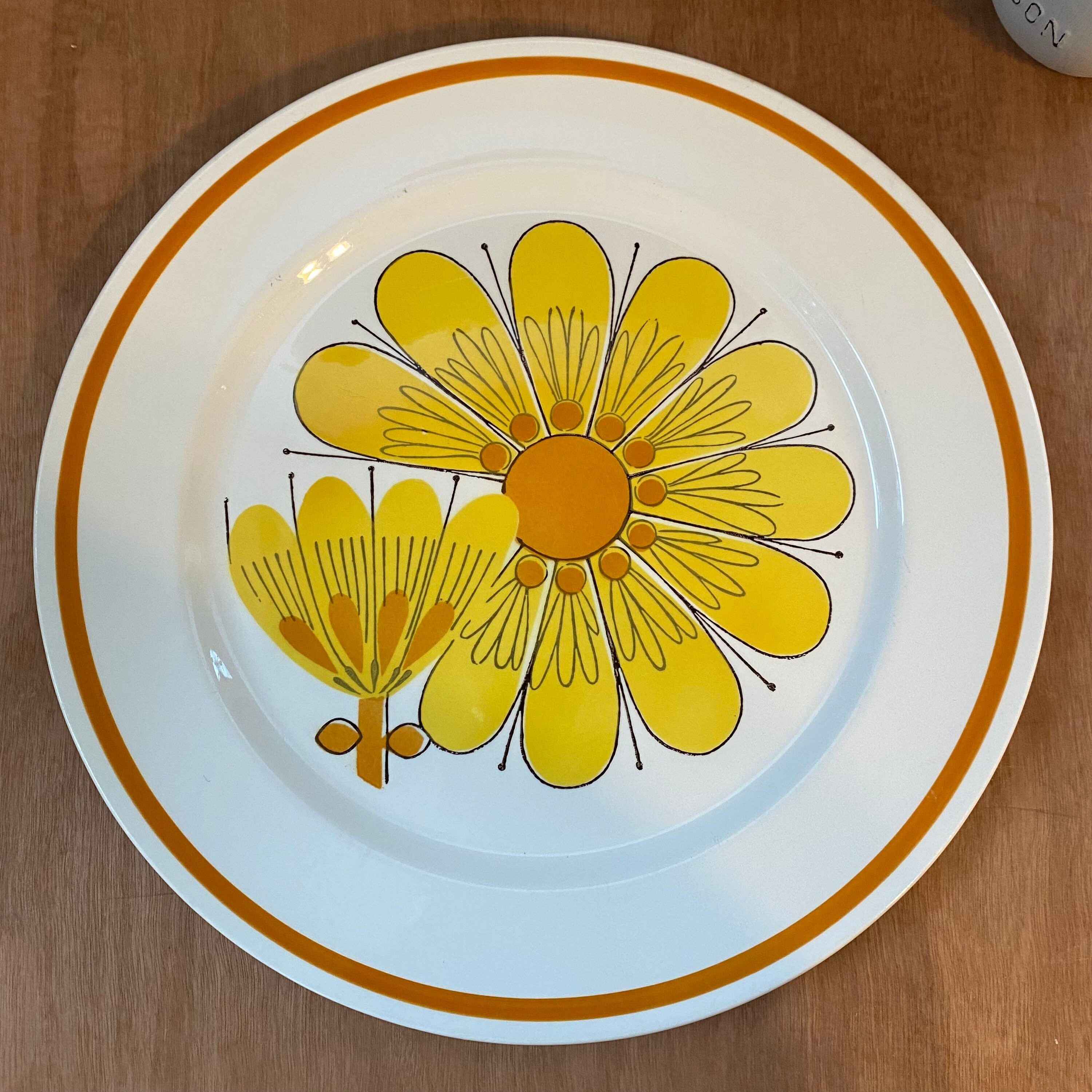 Mikasa Premiere Colorama Platter Serving Plate Sunset, 70's