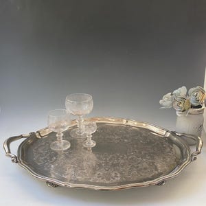 Chippendale silver tray - Etsy 日本