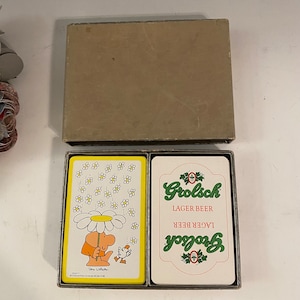 Vintage 1970's Ziggy and Grolsch Beer Playing Cards, Vintage Playing Cards