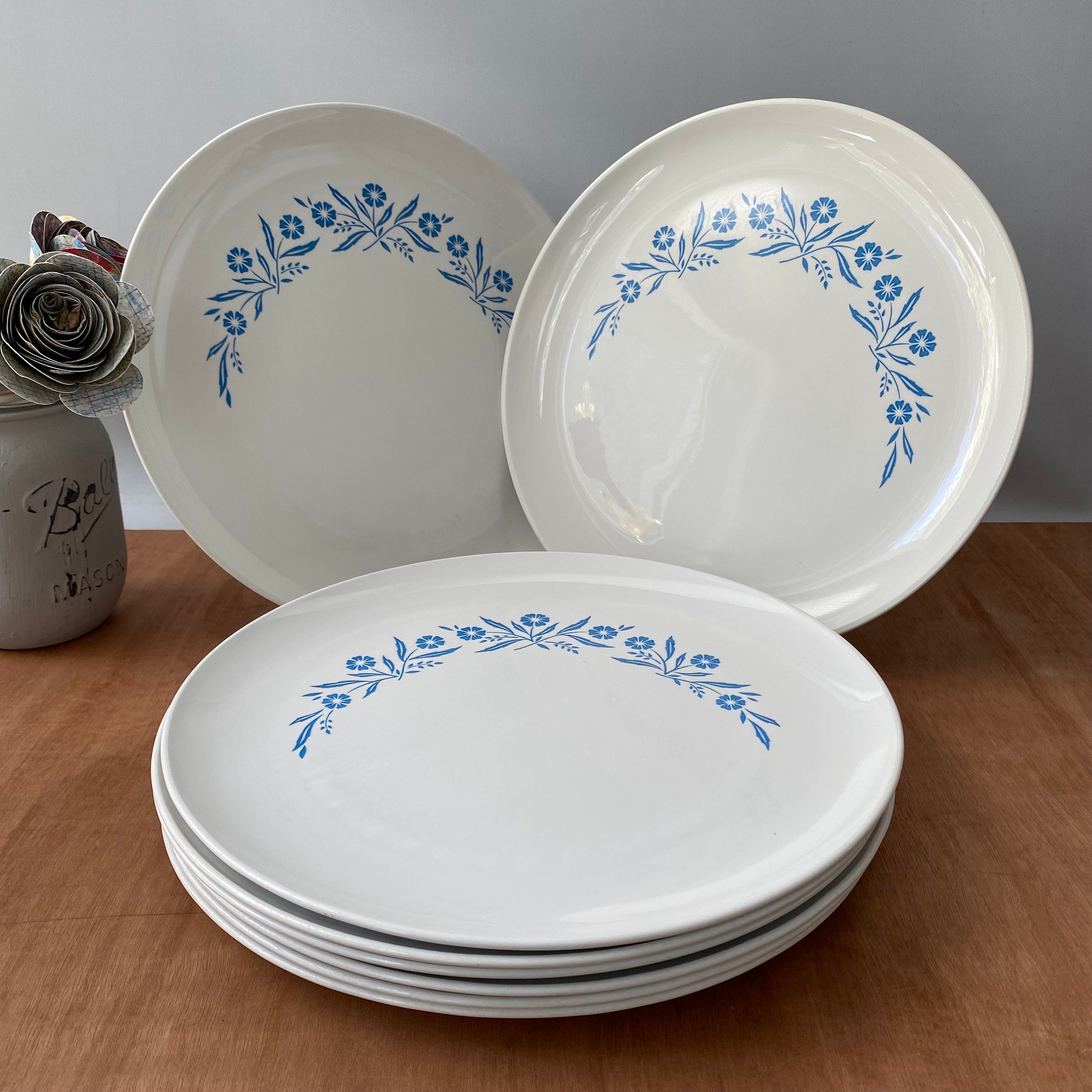 Corelle Cornflower Plates Centura By Corning Cornflower Blue