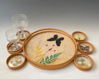 ヴィンテージ Oneida シルバープレート 脚付きバトラー ウェイター