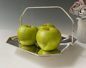 ヴィンテージ Oneida シルバープレート 脚付きバトラー ウェイター