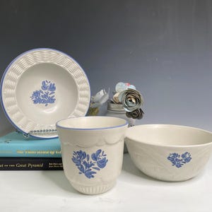 Pfaltzgraff Yorktowne Basket Bowl, Wicker Trim Bowl, Flower Pot Planter Your Choice, Yorktowne Wicker, Yorktowne Basket, Yorktowne Planter