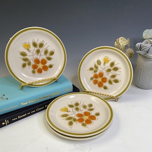 * vintage flower tile ❀ * 野に咲くお花の 陶板 vintage flower tile ❀ * 野に咲くお花の 陶板