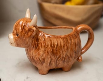 Highland Cow Gravy Boat