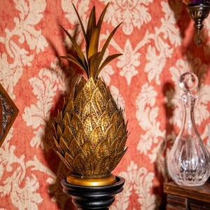 Antique Gold Pineapple Ornament
