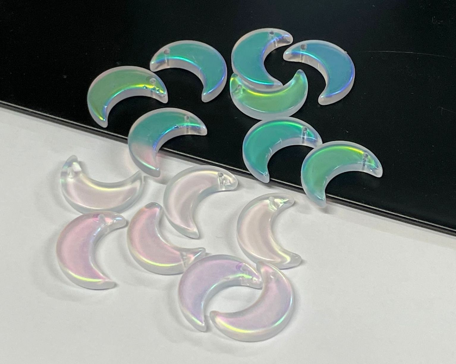 Perle di vetro trasparente per la creazione di gioielli per coperte ponderate perline di vetro di murano fatte a mano indonesia perle di vetro di lucciola
