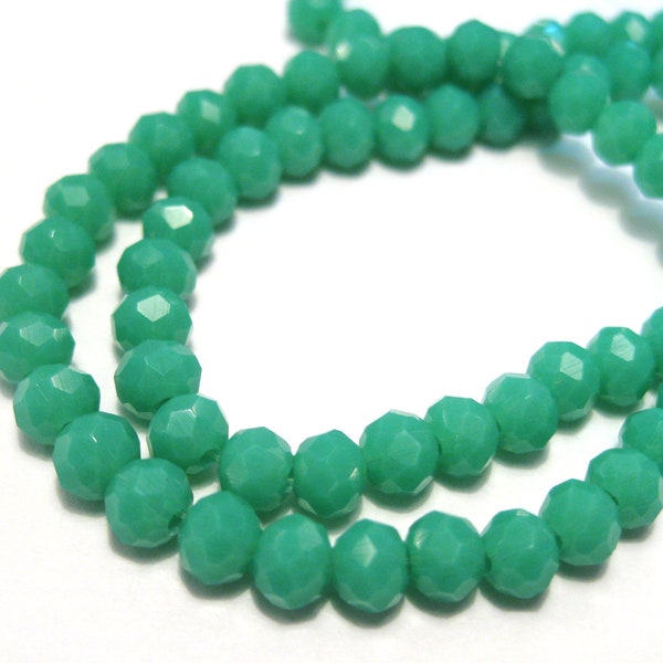 Green Glass Gem Etsy