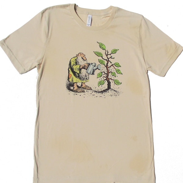 Caring Tree Caring Naturally Tshirt - Robert Crumb Rcrumb comics