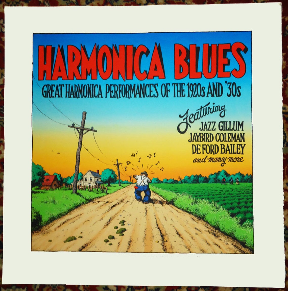 r crumb blues posters