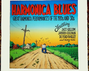 Amazon.co.jp: Harmonica Blues/1920s コンピ レコジャケ